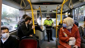 İstanbul'da toplu taşıma araçlarında Kovid-19 denetimi 