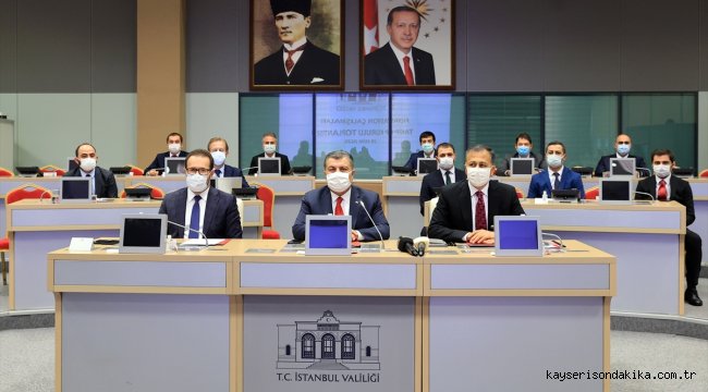 İstanbul İl Filyasyon Çalışmaları Takip Kurulu, Sağlık Bakanı Koca başkanlığında toplandı
