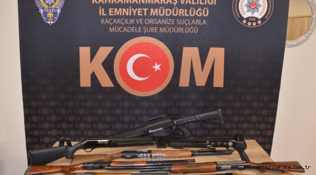 Kahramanmaraş'ta ruhsatsız silah operasyonu: 4 gözaltı 