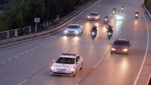 Karabük'te Azerbaycan'a destek konvoyu