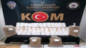 Karabük'te sahte içki ve kaçak tütün operasyonu: 4 gözaltı