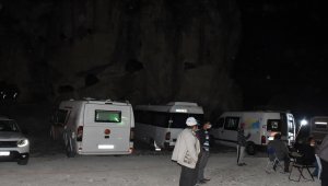 Karavancılar Afyonkarahisar'da kamp ateşi yaktı
