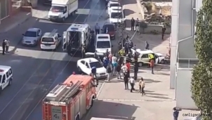 Kayseri'de çaldıkları otomobille kaza yapan hırsızlar yakalandı!