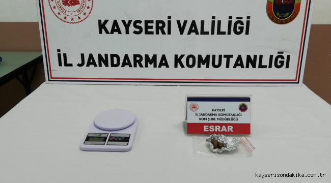 Kayseri Son Dakika Asayiş Haberi: Develi'de yabancı uyruklu uyuşturucu satıcısı yakalandı