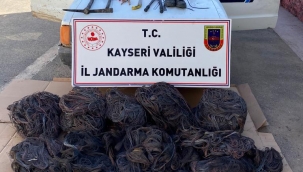 Kayseri Son Dakika Asayiş Haberi: Yeşilhisar'da 800 metre iletişim kablosu çalan hırsızlar yakalandı