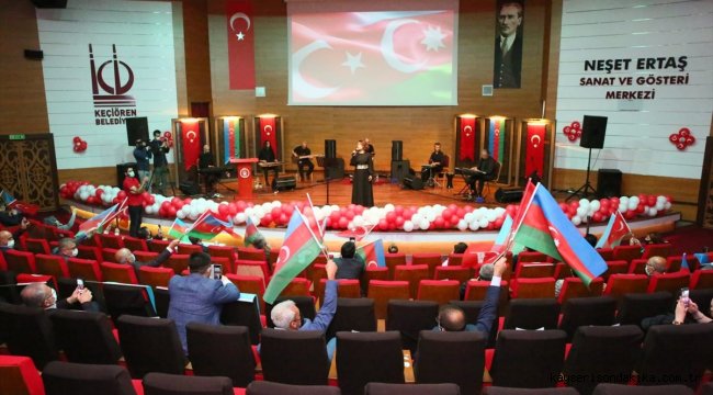 Keçiören'de Cumhuriyet çoşkusu Azerin konseriyle yaşandı