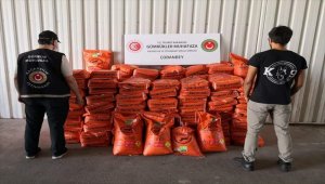 Kilis'te 3 bin 600 kilogram potasyum nitrat ele geçirildi
