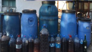 Kırklareli'nde 760 litre sahte içki ele geçirildi