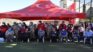 Kocaeli'deki kazada şehit olan uzman onbaşı son yolculuğuna uğurlandı