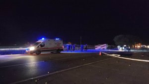 Konya'da trafik kazası: 1 ölü, 2 yaralı