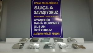 Lüks araçların aynalarını çaldıkları öne sürülen 3 şüpheli yakalandı