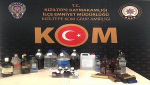 Mardin'de sahte içki operasyonu