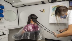 Mersin'de "Mobil Kuaför" dönemi başladı