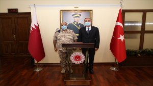 Milli Savunma Bakanı Akar, Katar Genelkurmay Başkanı el-Ganim'i kabul etti