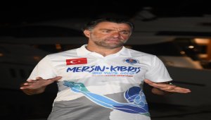 Milli sporcu Emre Seven'in Mersin'den KKTC'ye yüzüşü başladı