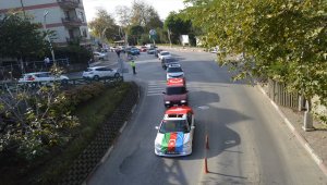 Modifiye araç tutkunlarından Azerbaycan'a konvoylu destek