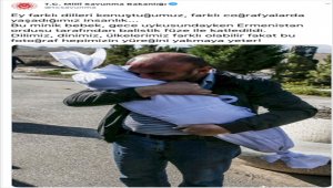 MSB'den, sivillere saldıran Ermenistan'a katledilen bebek fotoğraflarıyla tepki: