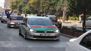 Nevşehir'de Azerbaycan'a destek konvoyu
