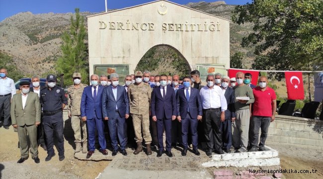 PKK'lı teröristlerin Derince köyünde katlettiği 22 kişi törenle anıldı