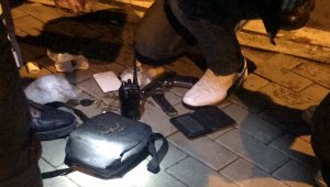 Polisten kaçarken kaza yapan sürücünün çantasında uyuşturucu bulundu