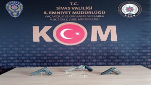 Sivas'ta silah kaçakçılığı operasyonunda 6 şüpheli yakalandı