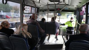 Taksi ve minibüs şoförleri Kovid-19 tedbirleri denetiminden memnun