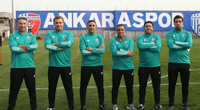 Teknik direktör Mustafa Özer, Ankaraspor'da ilk antrenmanına çıktı