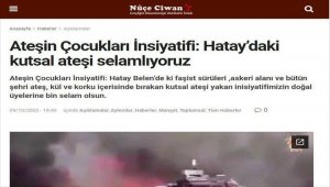 Terör örgütü YPG/PKK, Hatay'daki orman yangınını propaganda çalışmasına dönüştürdü