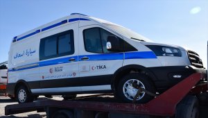 TİKA'dan Tunus'un Kovid-19'la mücadelesine ambulans desteği