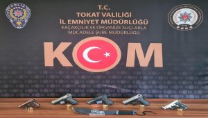 Tokat'ta silah kaçakçılığı operasyonu: 4 gözaltı