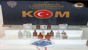 Trabzon'da kaçak içki operasyonu
