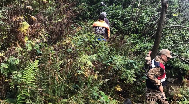 Trabzon'da ormanlık alanda kaybolan iki arkadaş bulundu