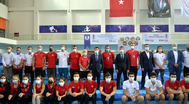 Trampolin Cimnastik Milli Takımı, 2021 Avrupa Şampiyonası'na Mersin'de hazırlanıyor
