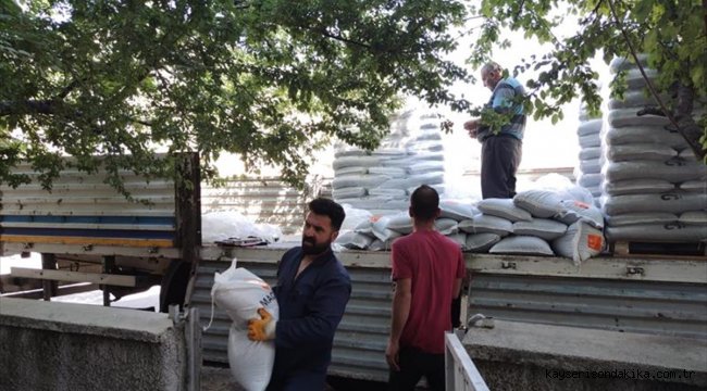 Tunceli'de üreticilere sertifikalı yem bitkisi tohumu dağıtıldı