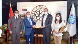 Ulaşım A.Ş. çalışanlarının 'Mesleki Yeterlilik Belgesini' KTO Başkanı Gülsoy verdi