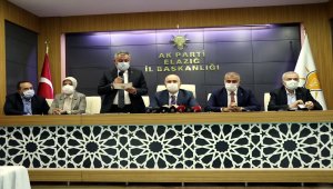 Ulaştırma ve Altyapı Bakanı Karaismailoğlu, Elazığ AK Parti İl Başkanlığında konuştu: