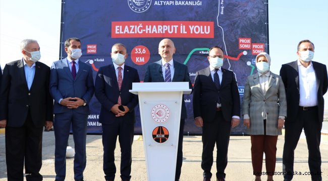 Ulaştırma ve Altyapı Bakanı Karaismailoğlu: "Kömürhan Köprüsü dünya için örnek projelerden biri"