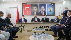 Ulaştırma ve Altyapı Bakanı Karaismailoğlu, Mardin AK Parti İl Başkanlığında konuştu: