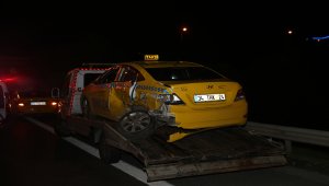 Ümraniye'de trafik kazası: 1 yaralı