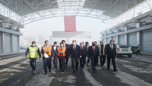 Vali Ali Yerlikaya, Gıda Toptancıları Sitesi inşaatını inceledi