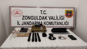 Zonguldak'ta izinsiz define arayan 6 kişi suçüstü yakalandı
