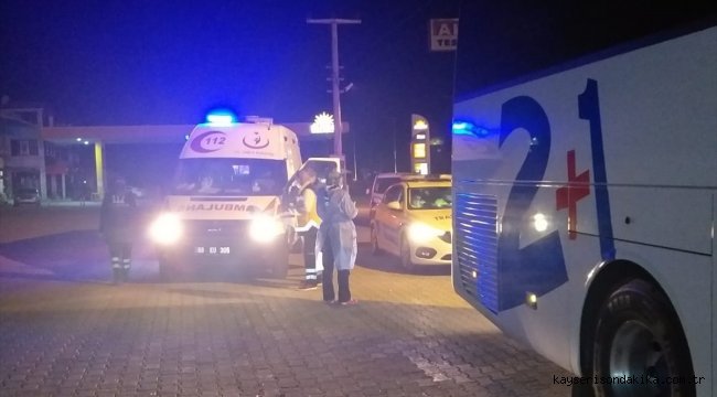 Aksaray'da karantina kurallarına uymayan otobüs şoförü sağlık ekiplerine teslim edildi
