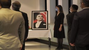 Avrupa'daki dış temsilciliklerde Büyük Önder Atatürk'ü anma törenleri düzenlendi