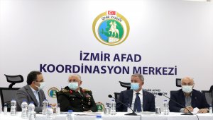 Bakan Akar: "(İzmir depremi) Silahlı kuvvetlerimizde hasar tespitleri yaptık. Kara, Deniz ve Hava Kuvvetlerimizde can kaybı ve ciddi hasar yok."