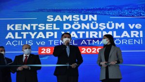 Bakan Kurum, Samsun'da Kentsel Dönüşüm Temel Atma ve Altyapı Yatırımları Temel Atma Töreni'nde konuştu: