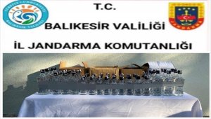 Balıkesir'de sahte içki üreten ve satan 2 şüpheli yakalandı