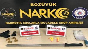 Bilecik'te otomobilinde uyuşturucu bulunan zanlı tutuklandı