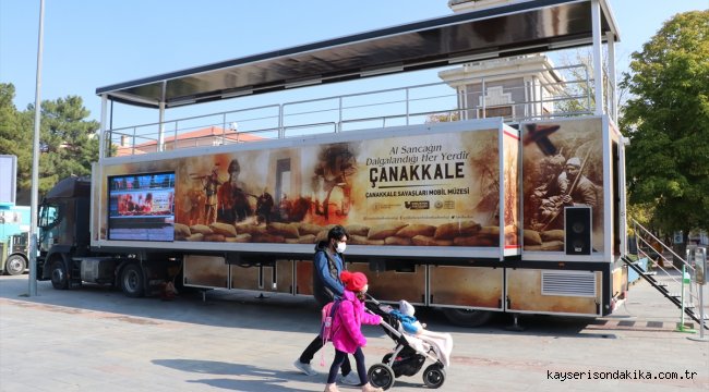 "Çanakkale Savaşları Mobil Müzesi" Erzincan'da kapılarını ziyaretçilerine açtı