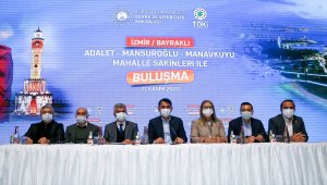 Çevre ve Şehircilik Bakanı Kurum, Bayraklı'da mahalle sakinleriyle buluştu