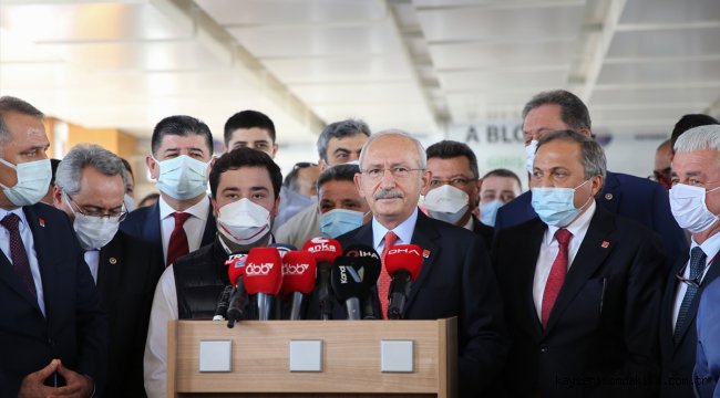 CHP Genel Başkanı Kılıçdaroğlu'ndan Muhittin Böcek'in sağlık durumuna ilişkin açıklama:
